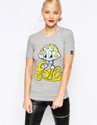 Love Moschino Mushroom Man T-shirt - Gray