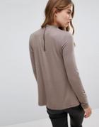 Only High Neck Swing Back Top - Pink