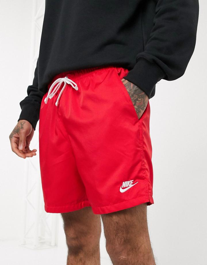 Nike Club Woven Shorts In Red