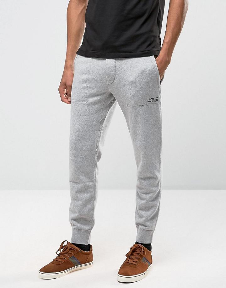 Polo Sport By Ralph Lauren Regular Fit Logo Cuffed Jogger In Gray - Gr