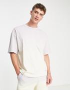 Bershka Ombre T-shirt In Lilac - Part Of A Set-purple