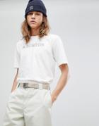 Burton Snowboards Horizontal Logo T-shirt In White - White