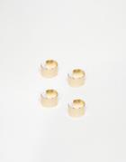 Asos Pack Of 4 Cuff Earrings Pack - Gold