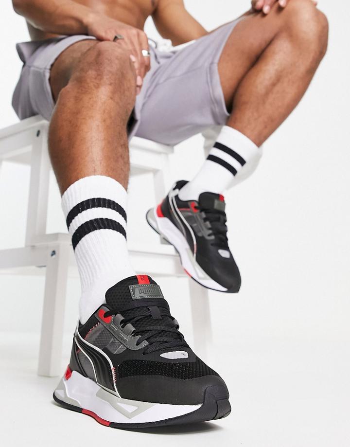 Puma Mirage Sport Sneakers In Black And Red