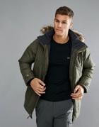 Columbia Timberline Ridge Parka Jacket In Green - Green