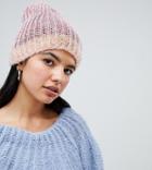 Oneon Hand Knitted Pink Hat - Pink