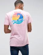 Wetts Back Print Venice Beach T-shirt - Pink