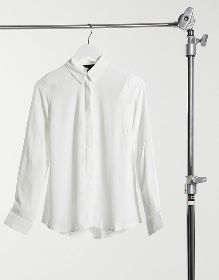 New Look Classic Button-down Shirt In White
