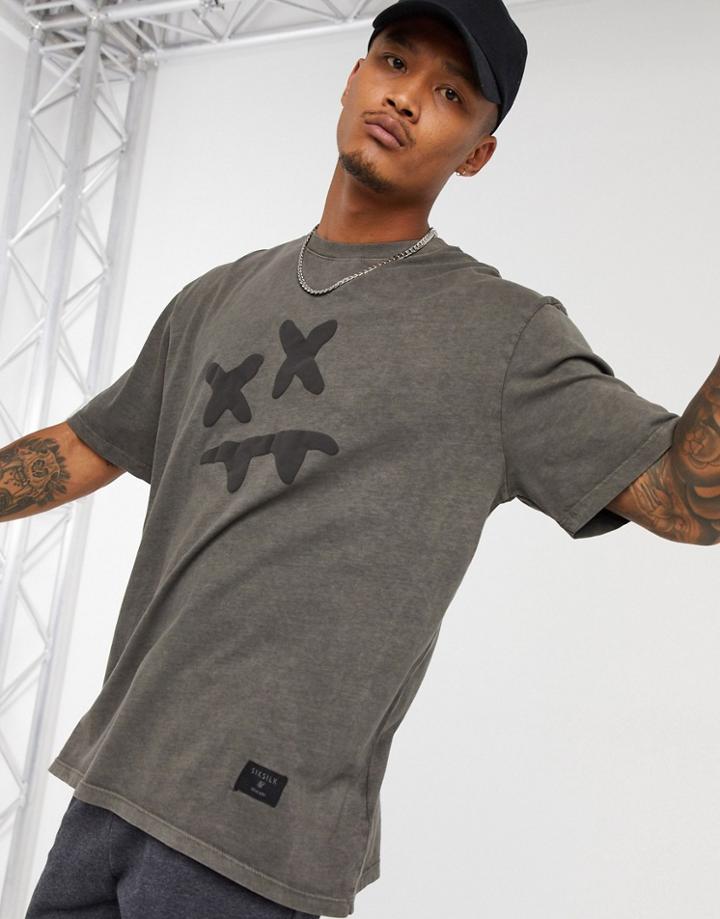 Siksilk X Steve Aoki Essential T-shirt In Black