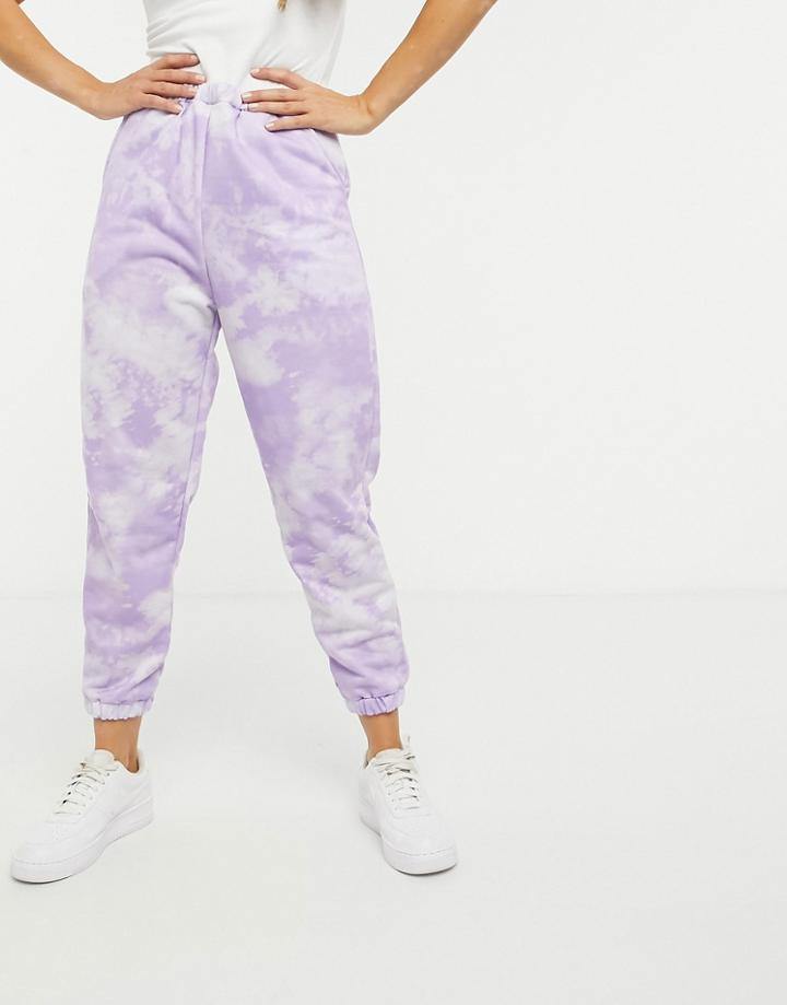 Asos Design Oversized Jogger In Tie Dye-multi