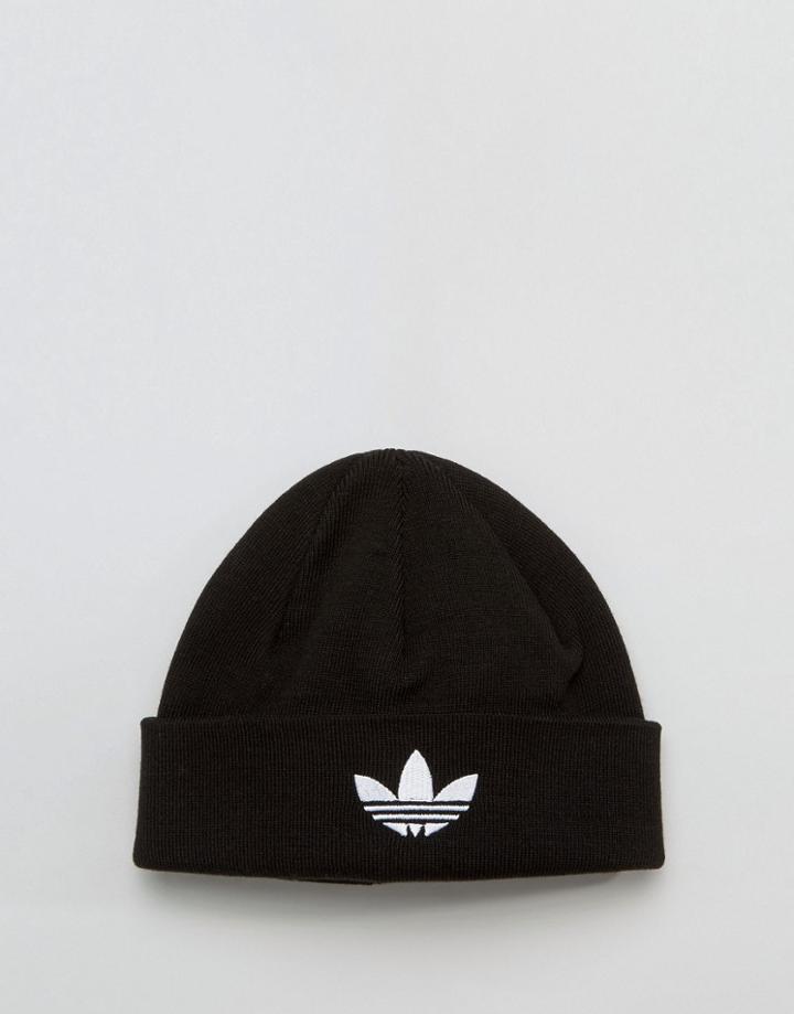 Adidas Originals Trefoil Beanie In Black Ay9330 - Black