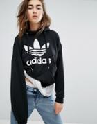 Adidas Originals Black Trefoil Hoodie - Black