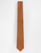Burton Menswear Tie In Brown - Brown