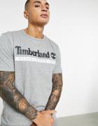 Timberland Yc Established 1973 T-shirt In Gray-grey