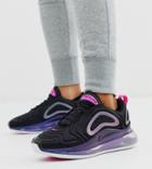 Nike Black And Pink Air Max 720 Sneakers