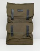Consigned Double Pocket Backpack - Green