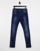 Guess Elevate Super Skinny Jeans In Clean Blue Vintage-blues