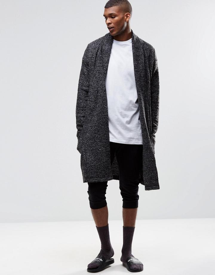 Asos Loungewear Cropped Skinny Joggers In Black - Black
