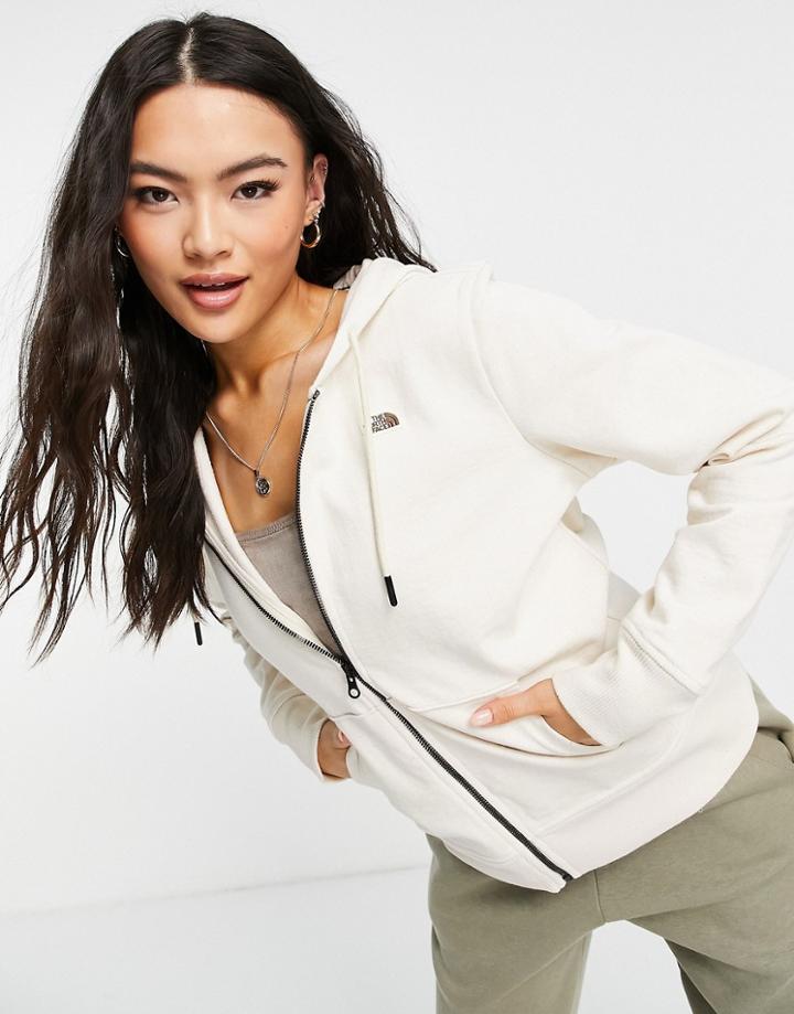 The North Face Recycled Scrap Program Hoodie In White-red