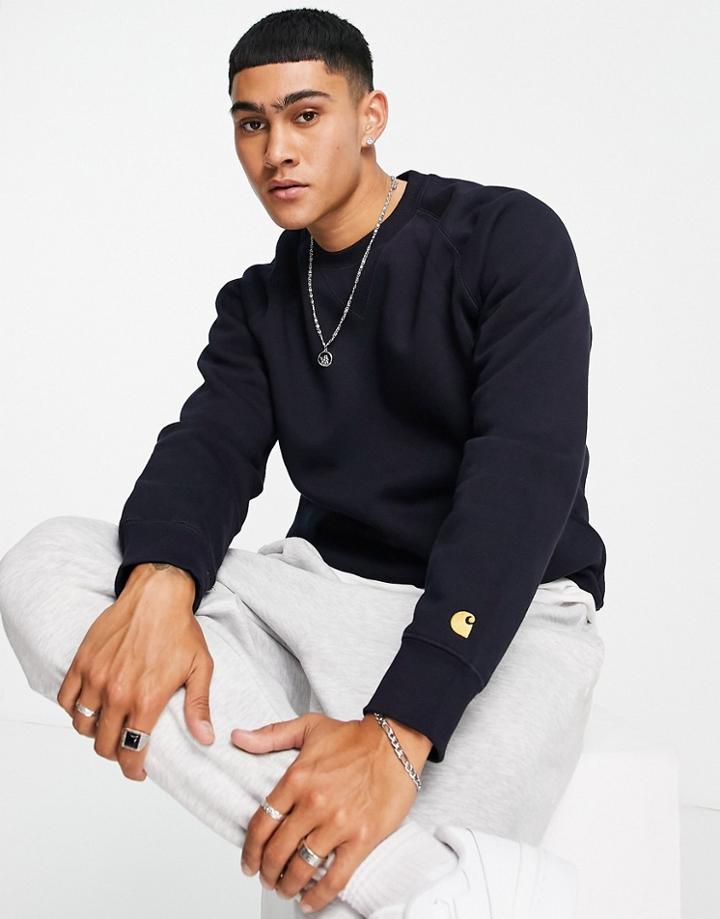 Carhartt Wip Chase Sweatshirt In Navy