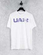 Under Armour Training Chest Print T-shirt In White