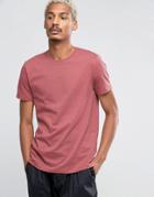 Asos T-shirt With Crew Neck In Pink - Pink