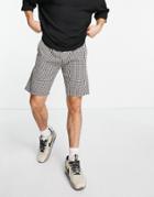 Bolongaro Trevor Plaid Shorts In Brown