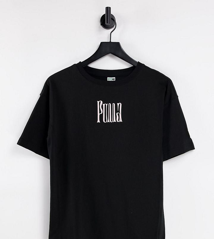 Puma Downtown T-shirt In Black
