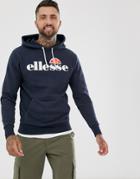 Ellesse Gottero Hoodie With Classic Logo In Navy