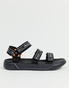 Ellesse Denso Sandals In Black - Black