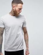Asos T-shirt With Crew Neck - Blue