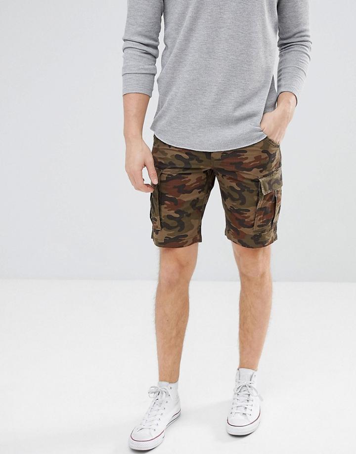 Produkt Camo Cargo Shorts - Green