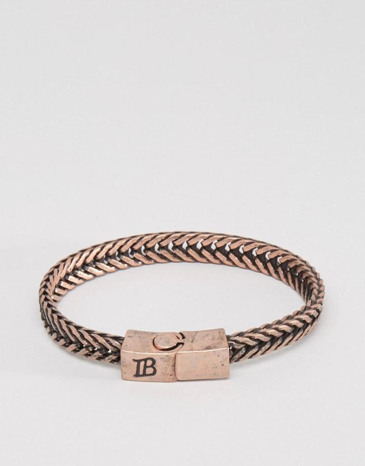 Icon Brand Chain Bracelet In Gold - Gold