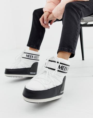 Moonboots Classic Low Snowboots In White - White
