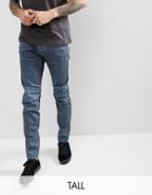 G-star Tall 5620 3d Slim Jeans Dark Gray Overdye - Gray