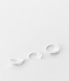 Asos Design 3 Pack Band Ring Set With Embossing In Real Silver Plate