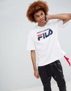 D-antidote X Fila T-shirt With Taping - White