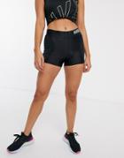 Nike Training 3 Inch Metallic Shorts In Black