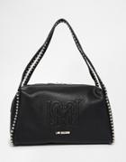 Love Moschino Shoulder Bag With Chain Strapd - Black
