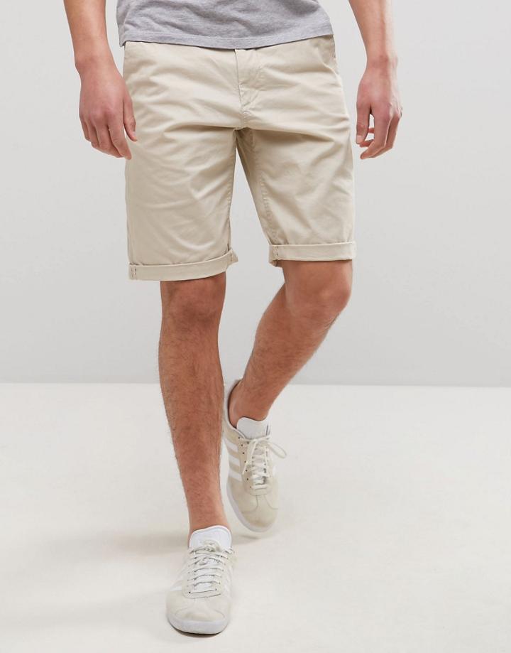 Esprit Tapered Chino Short - Beige