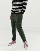 Weekday Thriller Joggers In Khaki - Green
