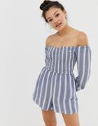 Hollister Romper Stripe - Blue