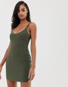 Bec & Bridge Amelie Cup Mini Dress-green