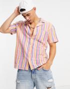 Another Influence Stripe Shirt-multi