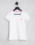 Guess Short Sleeve Tee In White