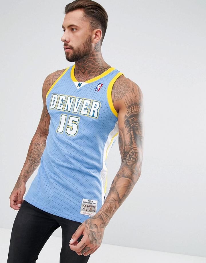Mitchell & Ness Nba Denver Nuggets Swingman Tank - Black