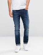 Jack & Jones Intelligence Stretch Slim Fit Denim Jeans - Blue