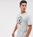 Volcom T Shirt In Gray - Gray