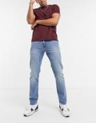 Levi's 502 Tapered Fit Jeans In Goin To Pot Advanced Light Wash-blues