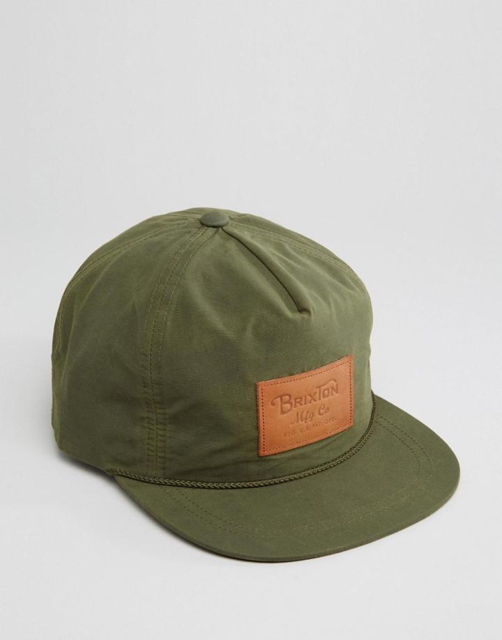 Brixton Snapback Cap Grade Hp - Green